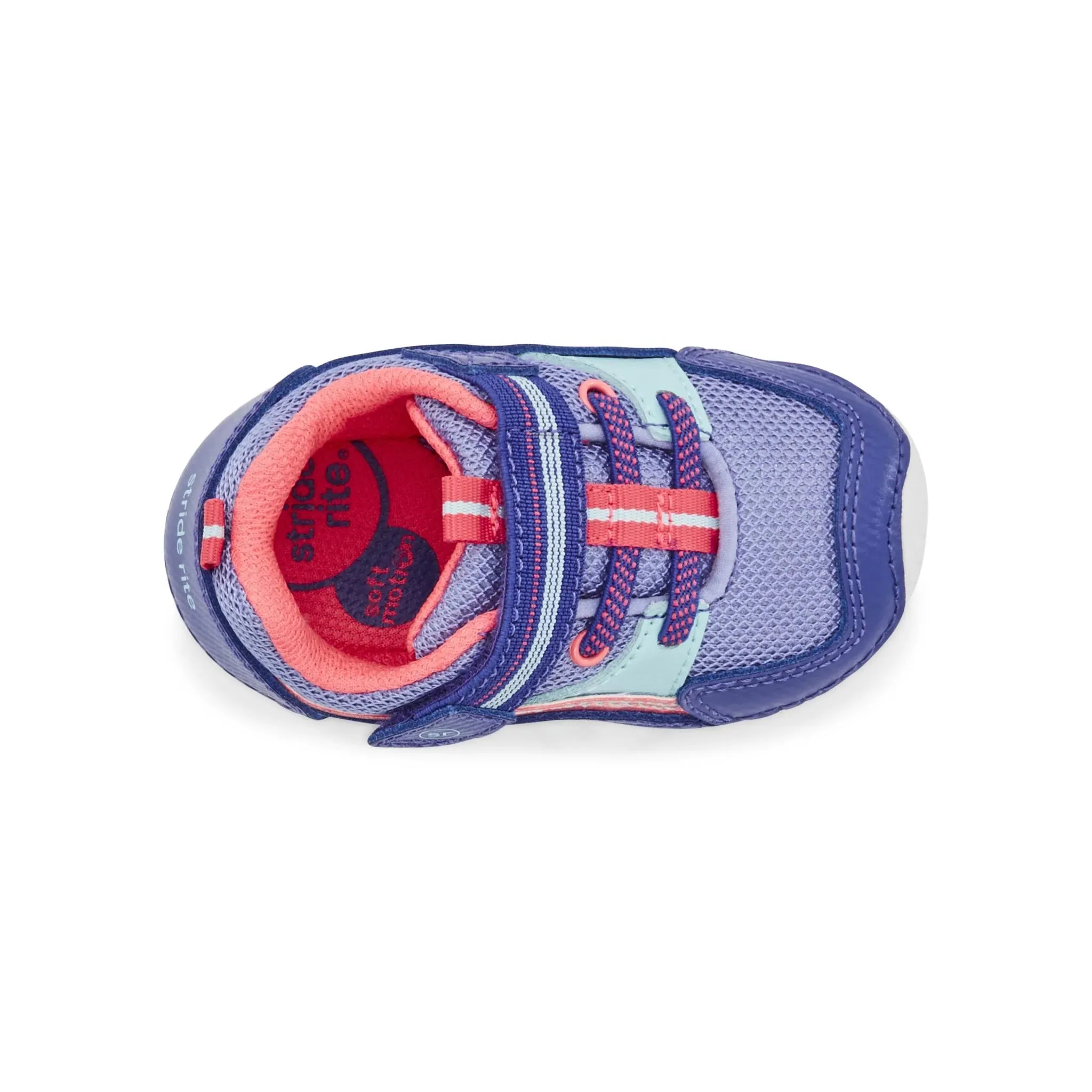 Stride Rite Girls Kylo Infant/Toddler Blue First Walker Shoes