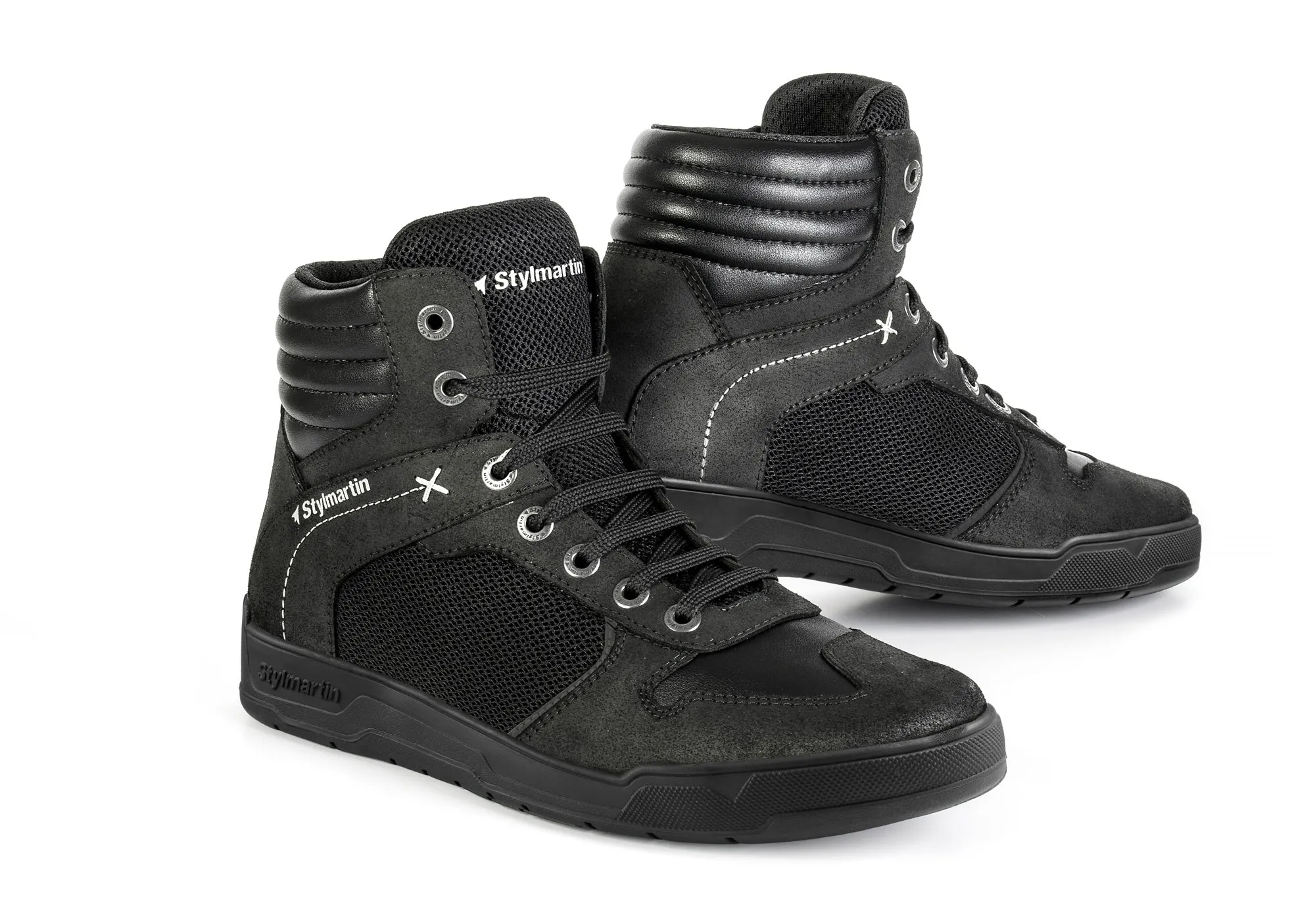 Stylmartin Atom EVO Black Motorcycle Riding Shoes