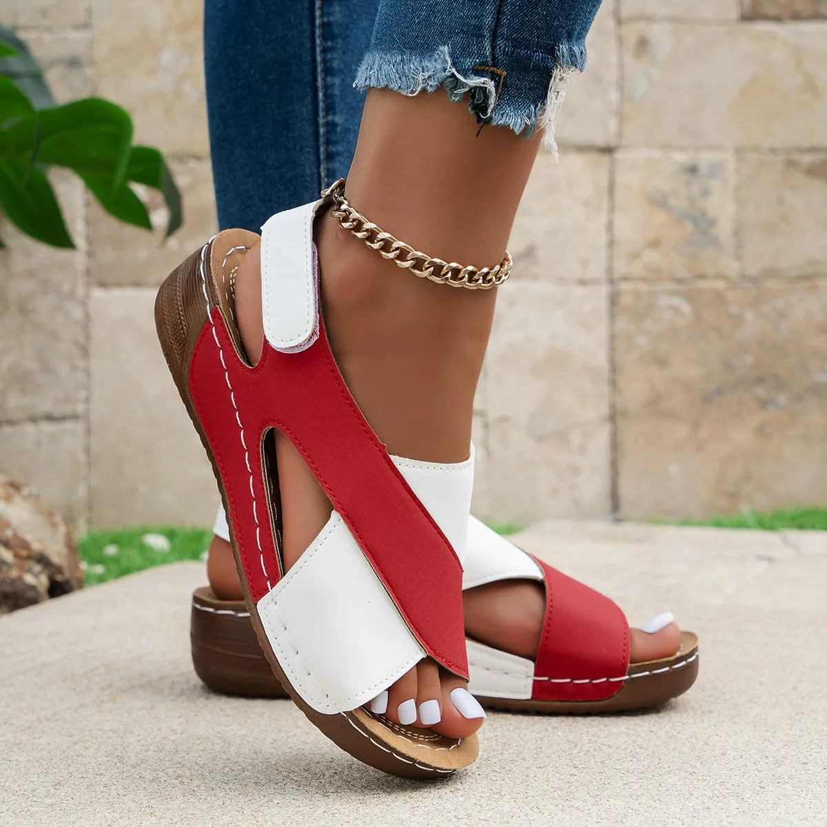 🔥Super Comfortable Slant Heel Orthopedic Sandals for Women🏖️