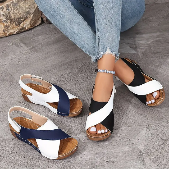🔥Super Comfortable Slant Heel Orthopedic Sandals for Women🏖️