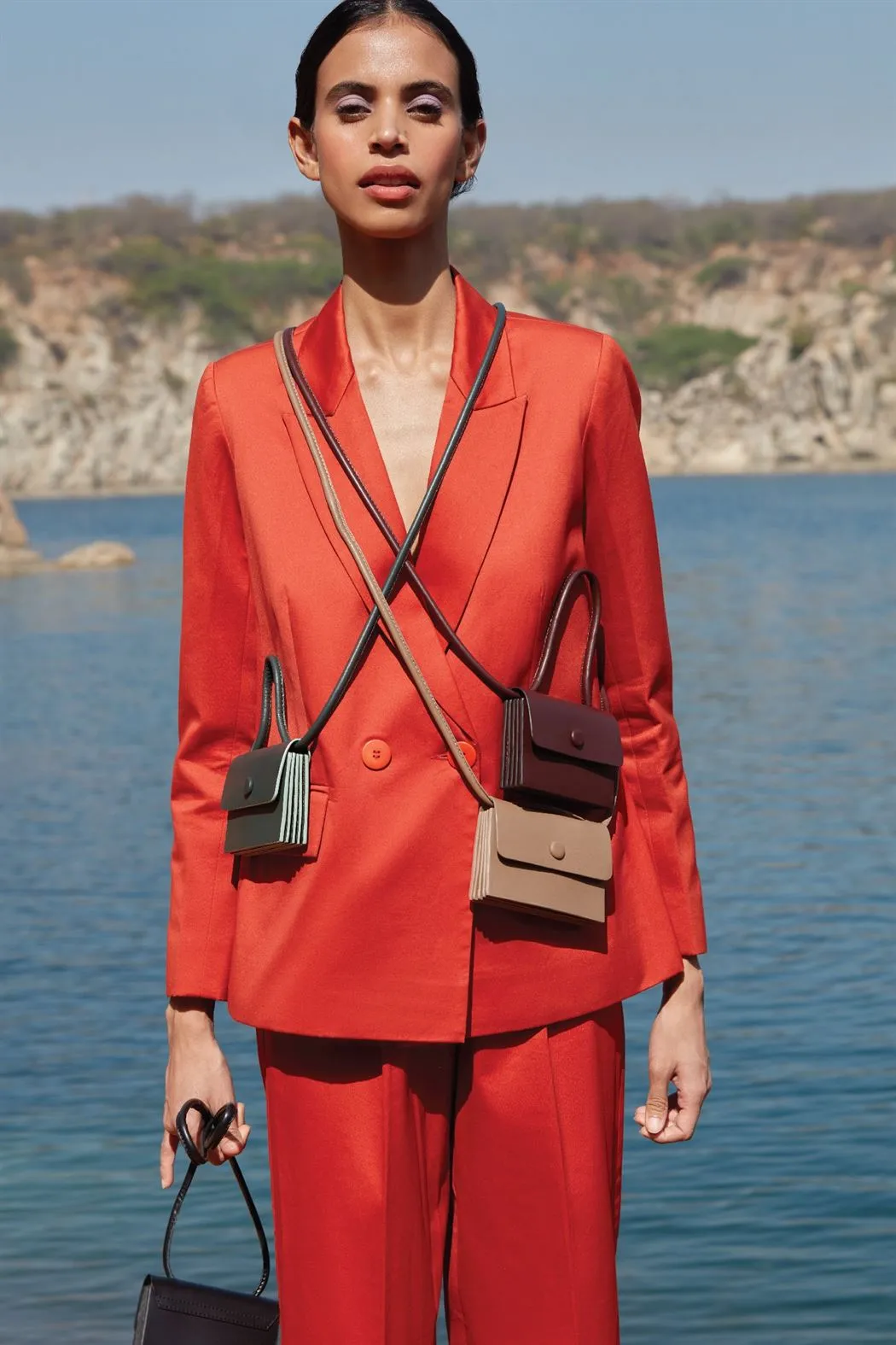 Tanned   I   Joe Mini      Cherry  TO/JM-CH  I Leather Bag