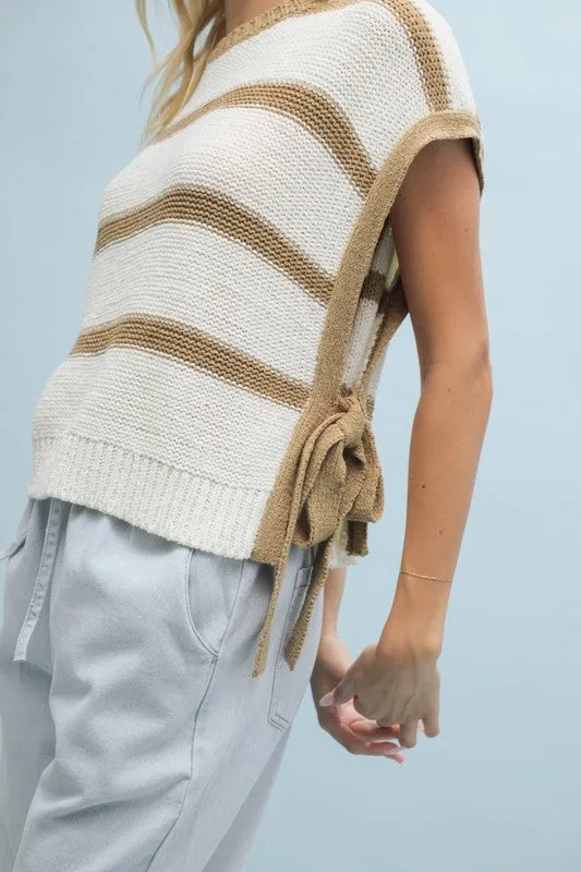 The Kate Tie Side Sweater Vest