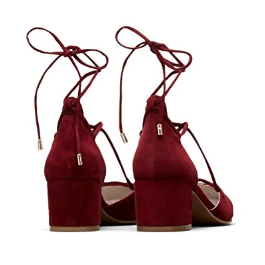 Toniann Suede Block Heel