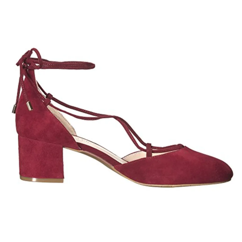 Toniann Suede Block Heel