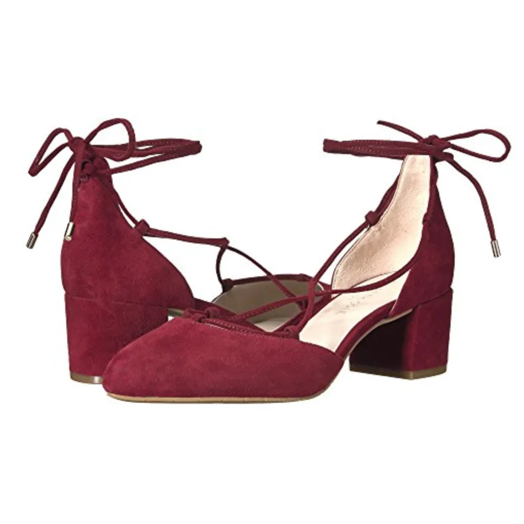 Toniann Suede Block Heel