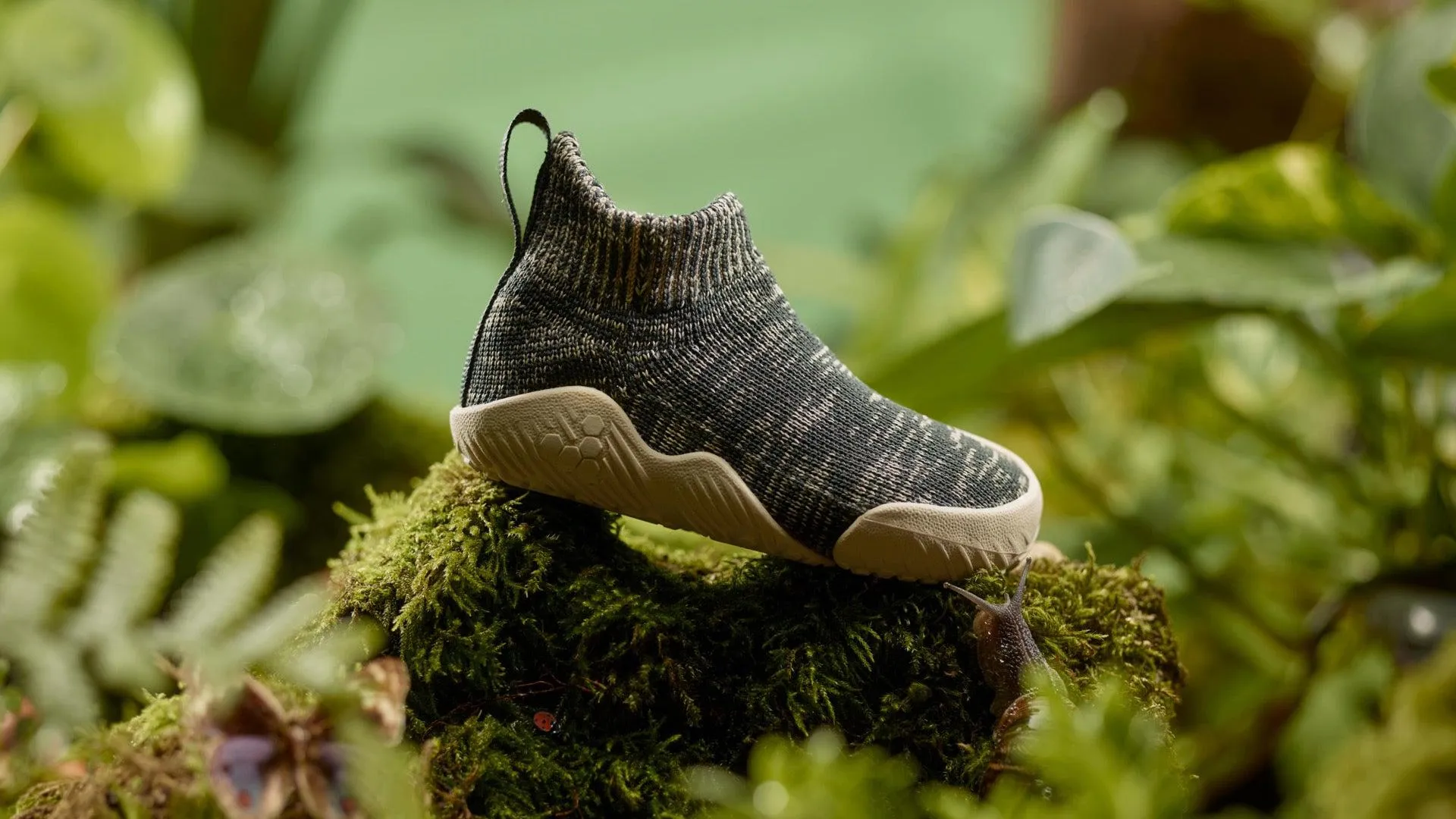Vivobarefoot Pluma Knit Toddlers Woodland Grey