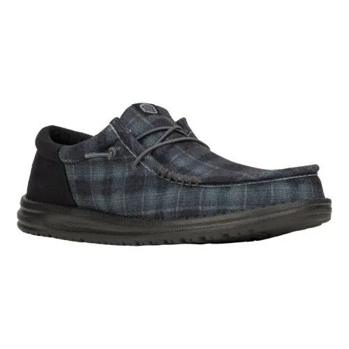 Wally Funk Waffle - Black Plaid