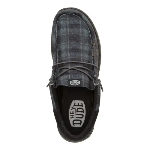 Wally Funk Waffle - Black Plaid