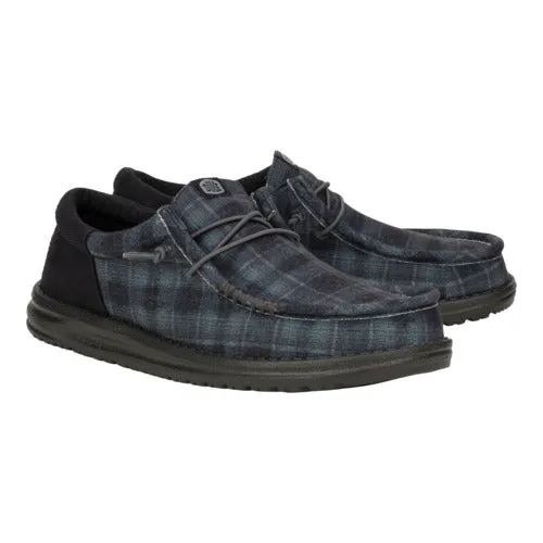 Wally Funk Waffle - Black Plaid