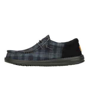 Wally Funk Waffle - Black Plaid