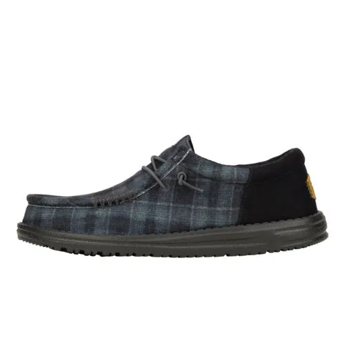 Wally Funk Waffle - Black Plaid