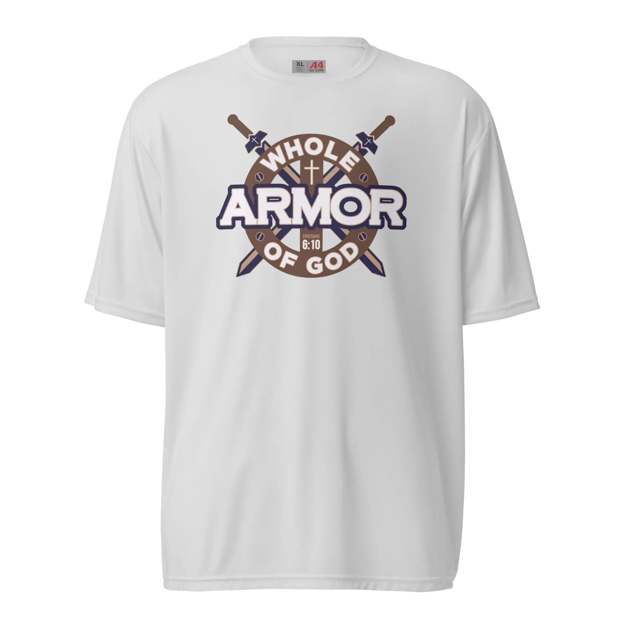Whole Armor of God - Unisex performance crew neck t-shirt