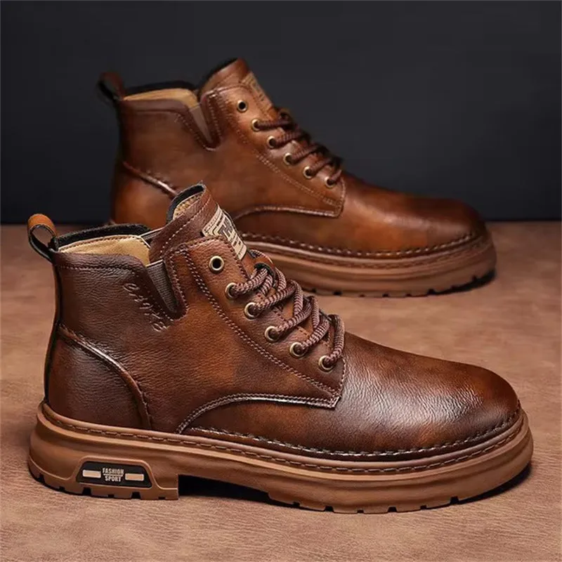 Winter High-Top Super Warm Plush Chelsea Boots for Men
