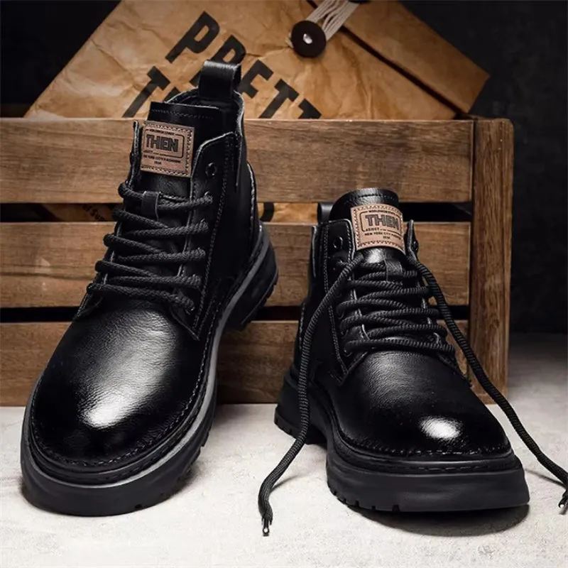 Winter High-Top Super Warm Plush Chelsea Boots for Men