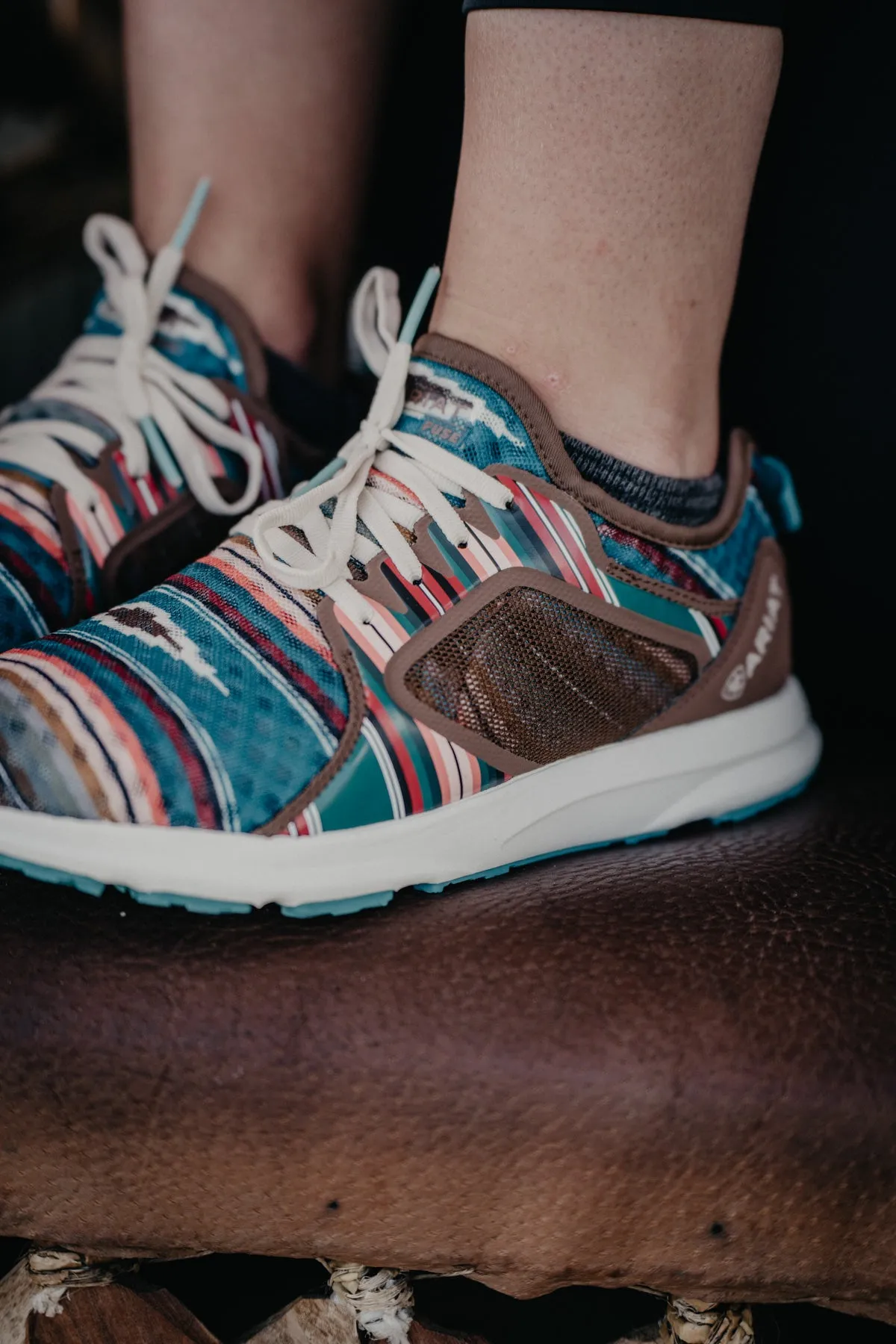 Women's Ariat Fuse Pastel Serape Athletic Trainer Shoe (SIZE 6 ONLY)