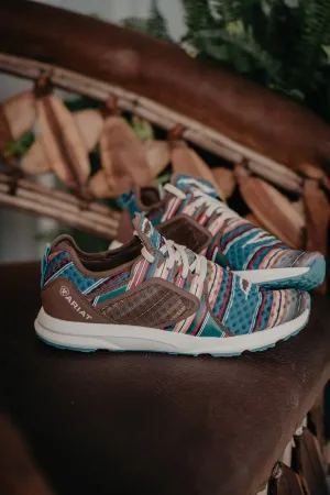 Women's Ariat Fuse Pastel Serape Athletic Trainer Shoe (SIZE 6 ONLY)