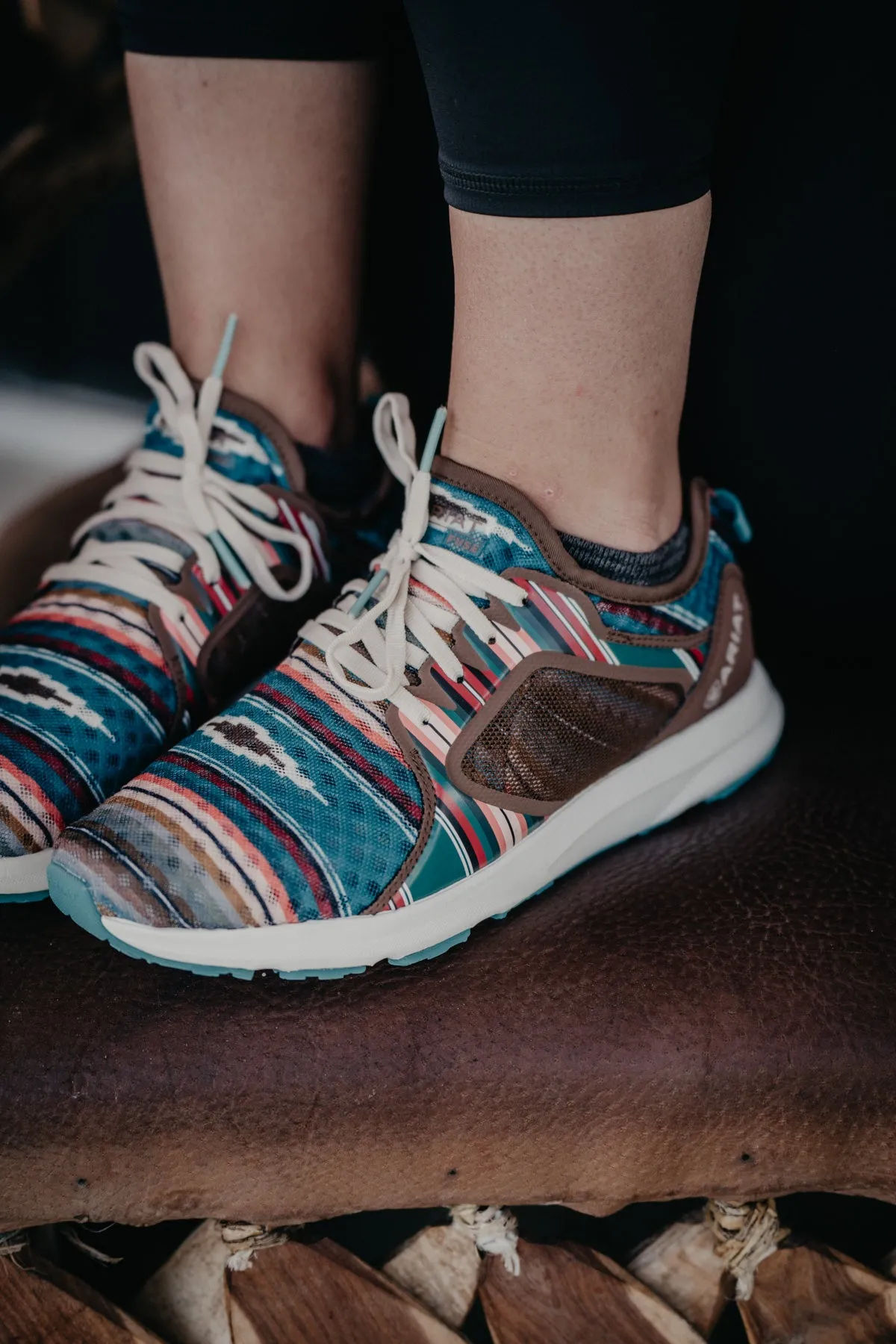 Women's Ariat Fuse Pastel Serape Athletic Trainer Shoe (SIZE 6 ONLY)