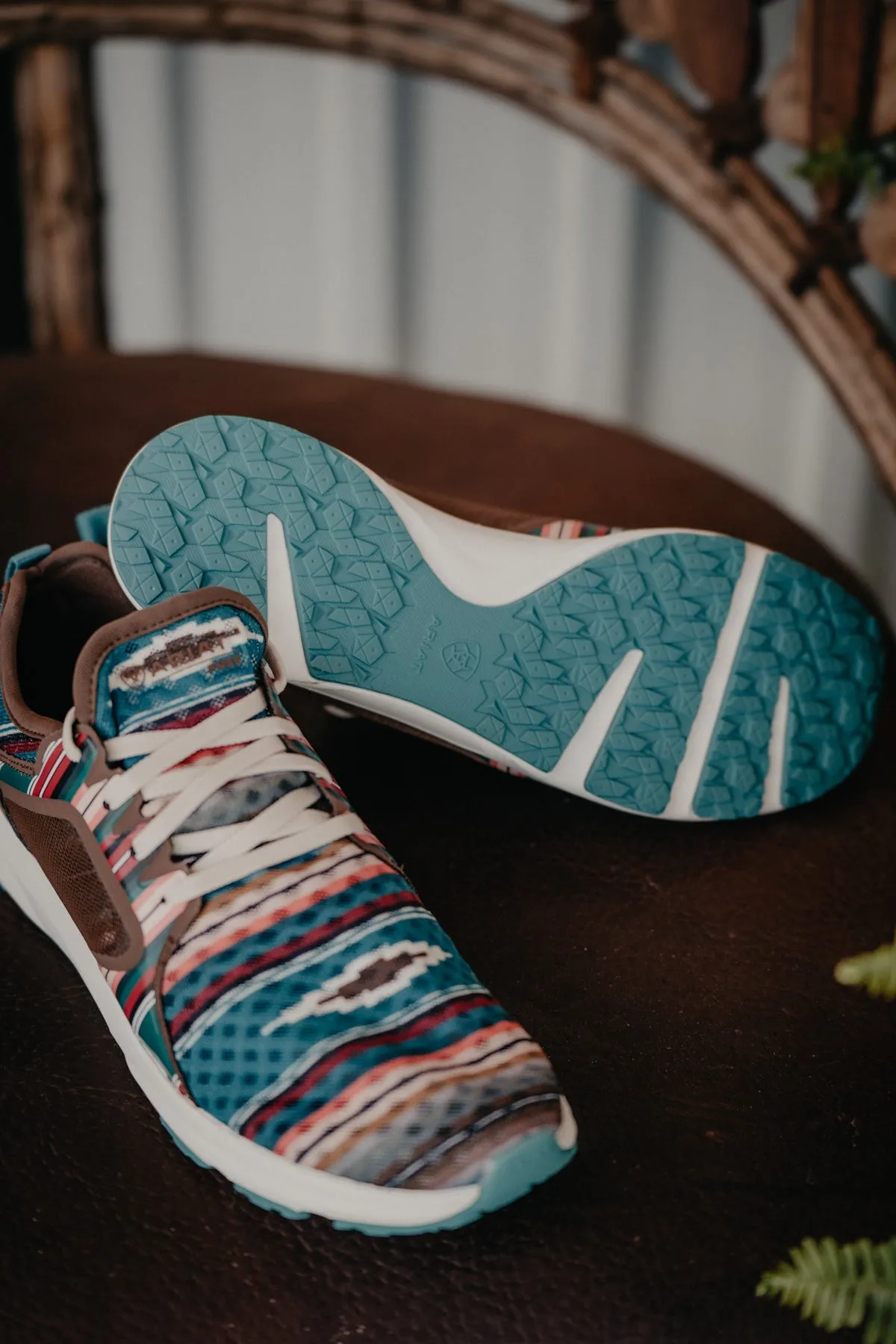 Women's Ariat Fuse Pastel Serape Athletic Trainer Shoe (SIZE 6 ONLY)