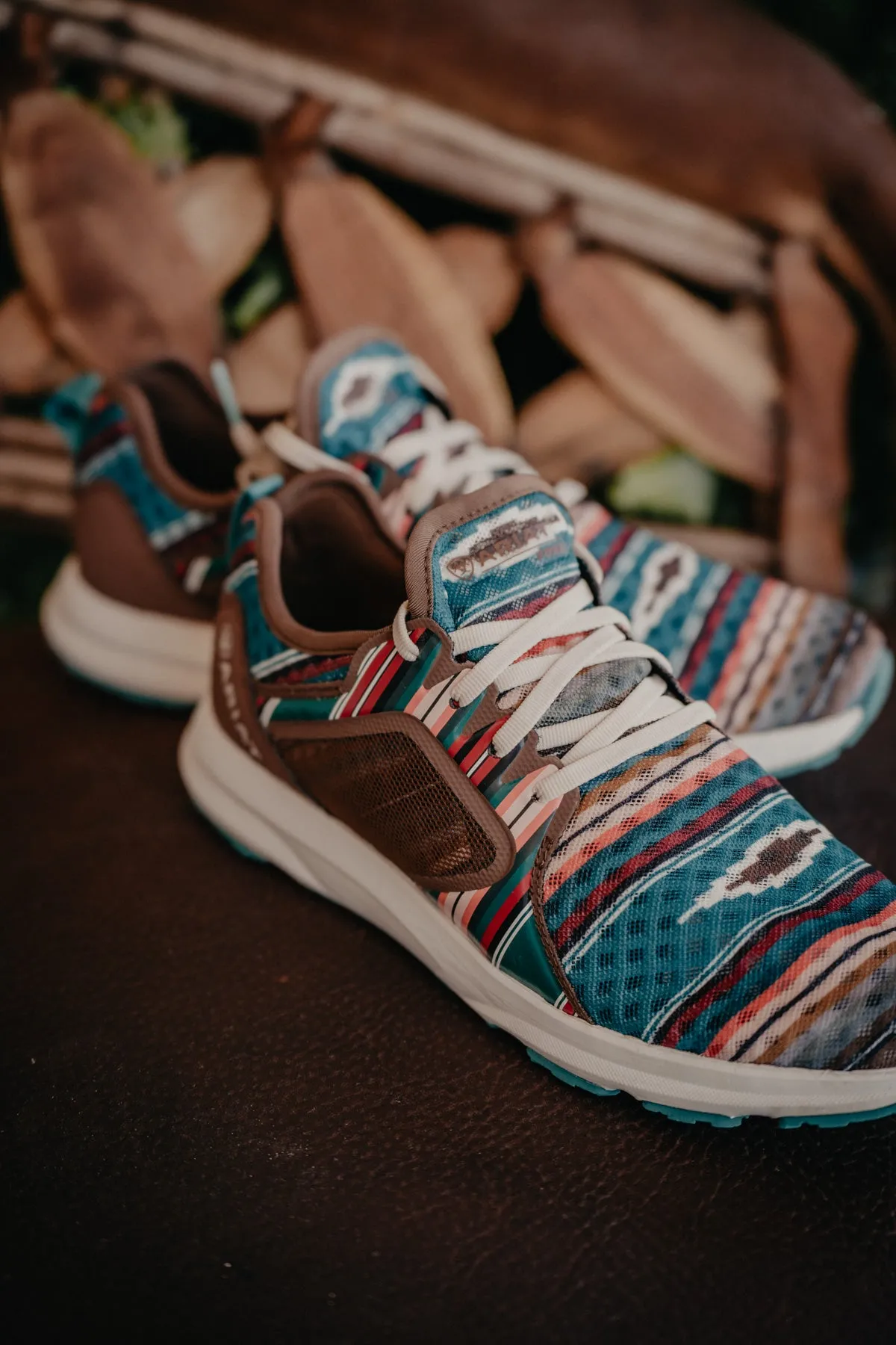 Women's Ariat Fuse Pastel Serape Athletic Trainer Shoe (SIZE 6 ONLY)