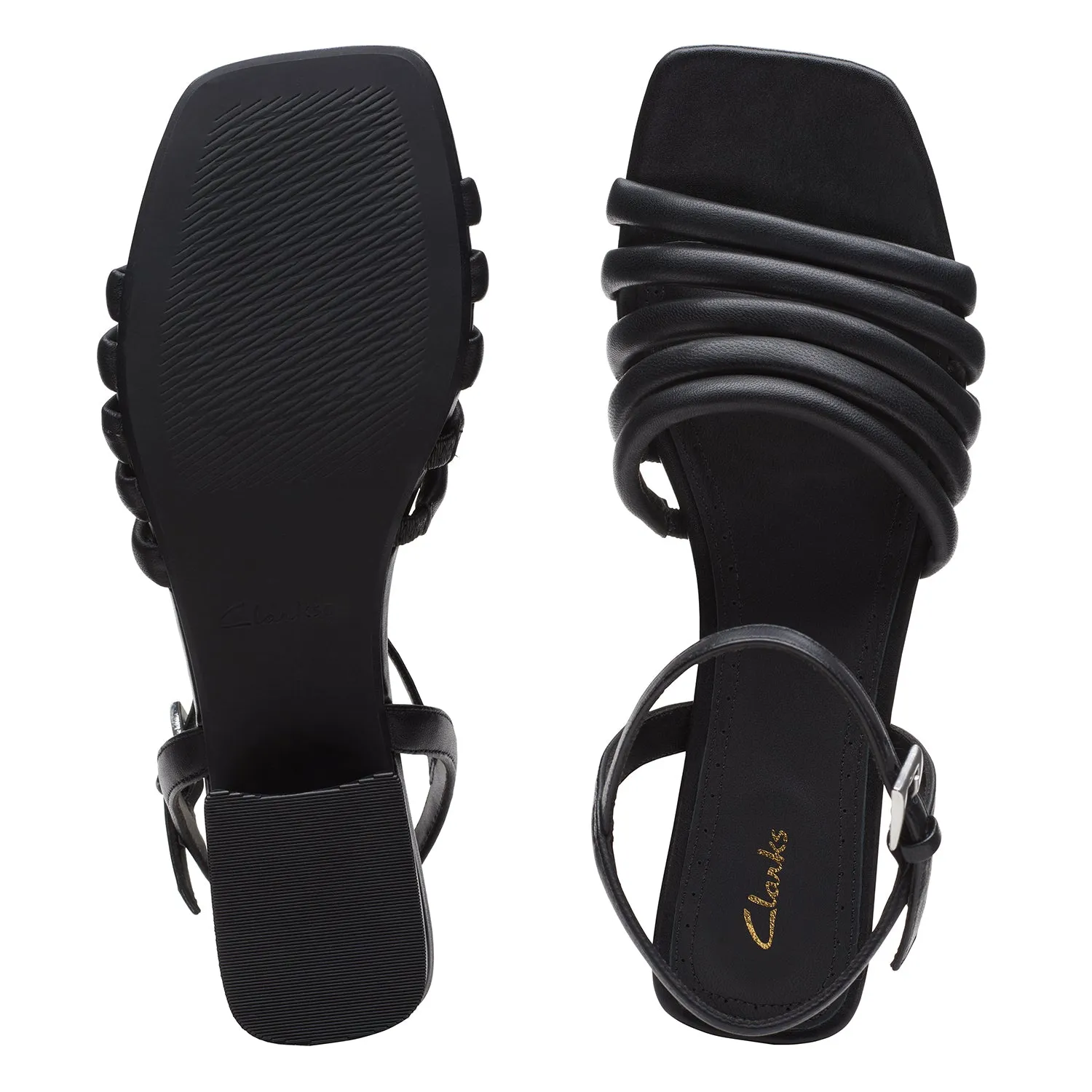 Womens - Seren25 Part Black Leather