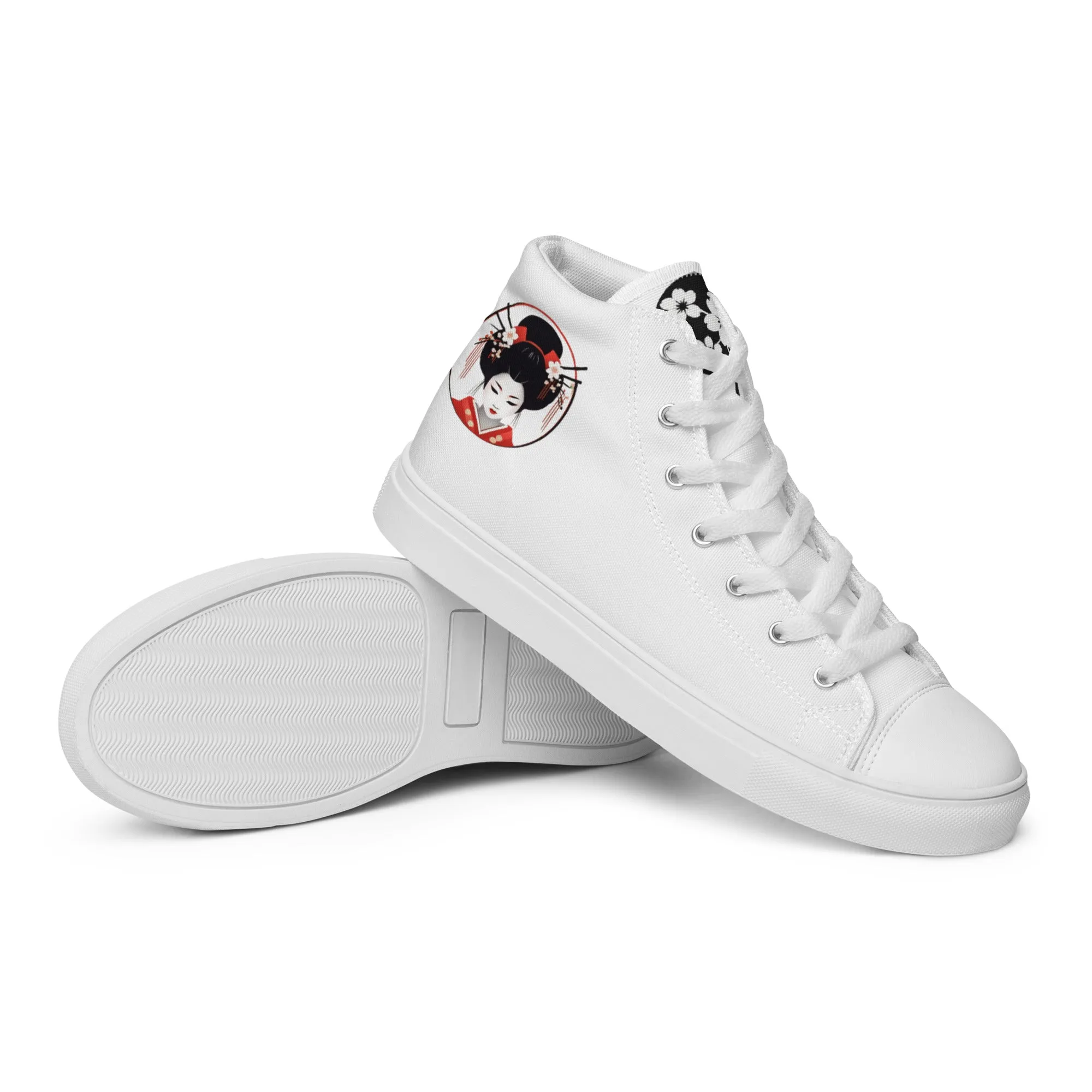 Yūga (Graceful or Elegant) Women’s High Top Canvas Shoes