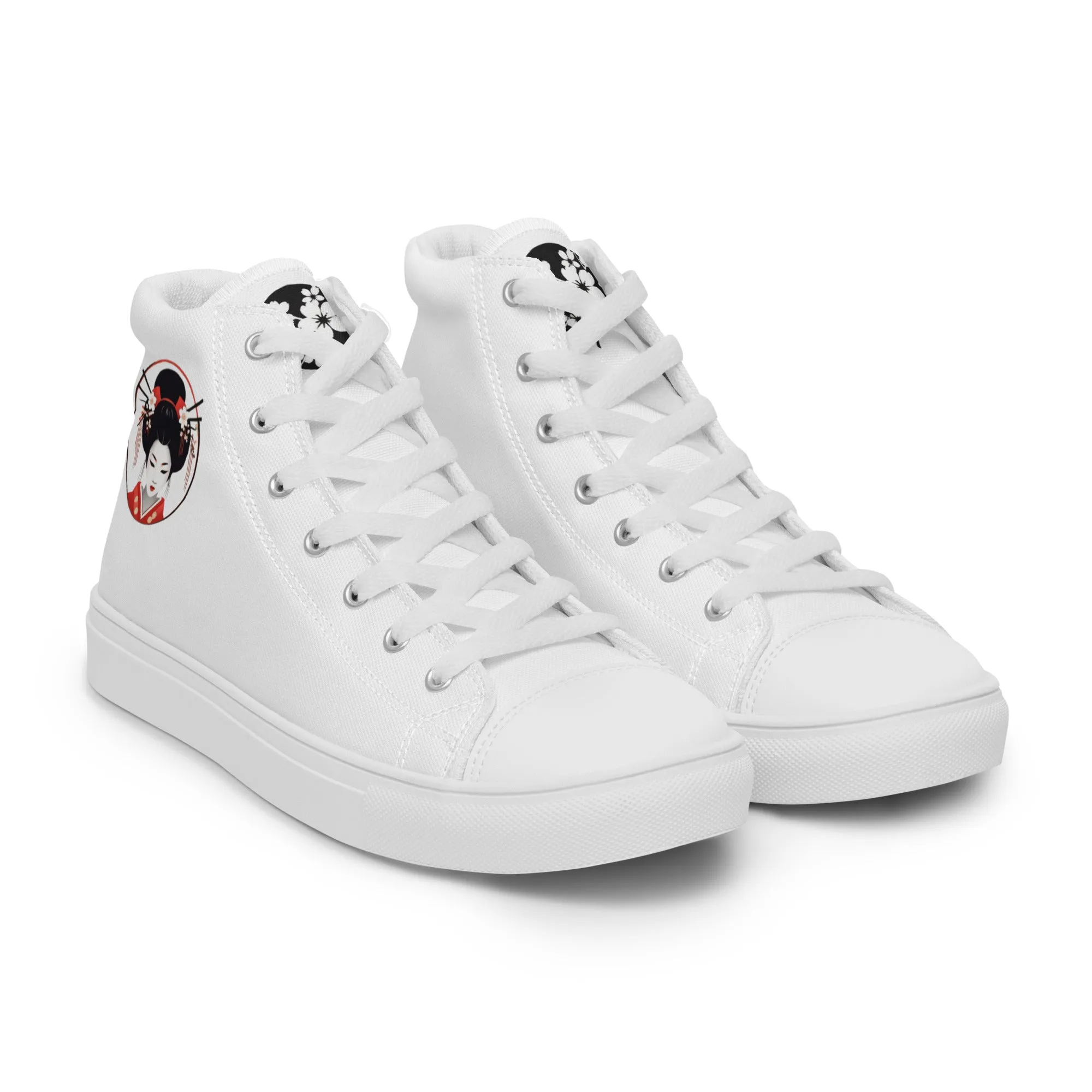 Yūga (Graceful or Elegant) Women’s High Top Canvas Shoes