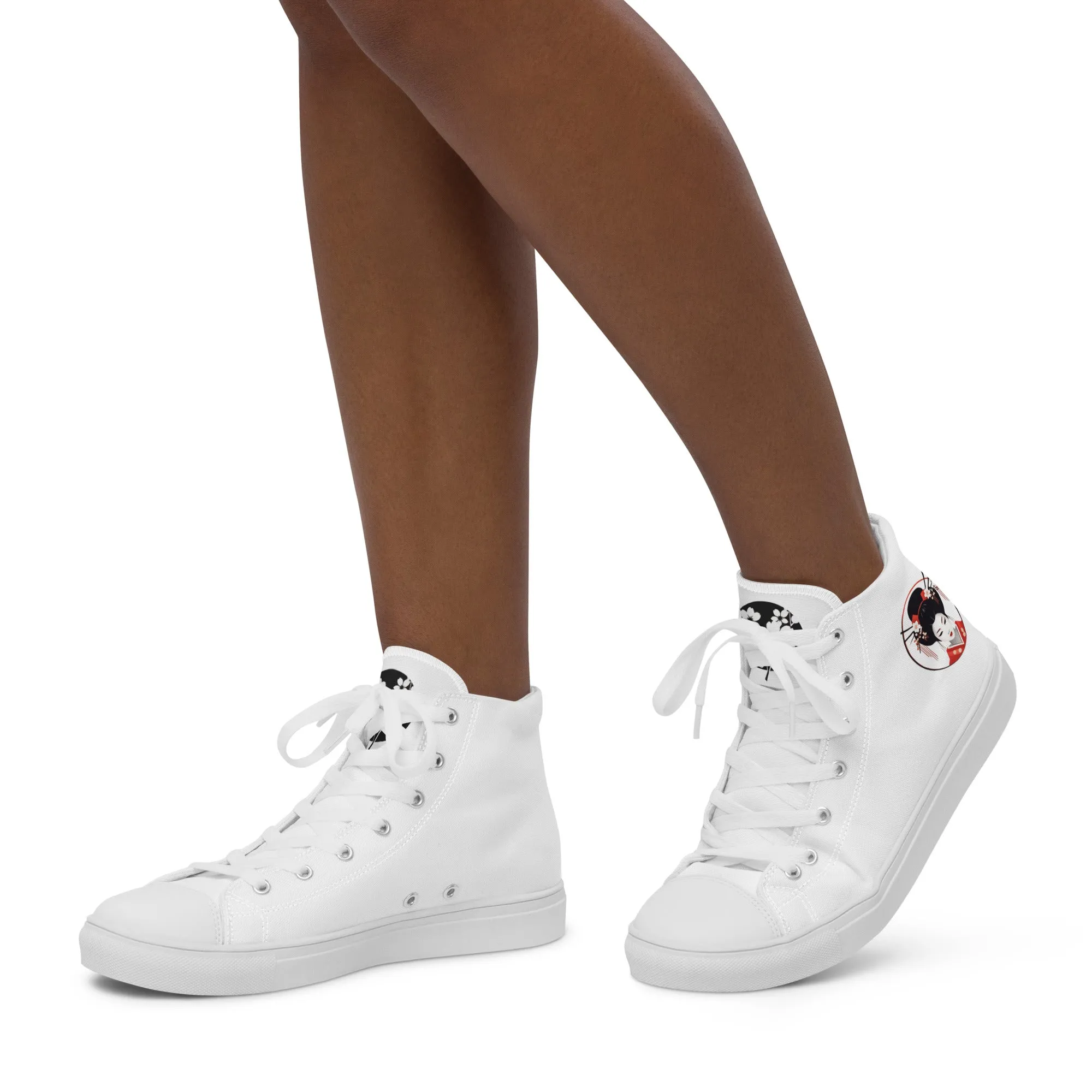 Yūga (Graceful or Elegant) Women’s High Top Canvas Shoes