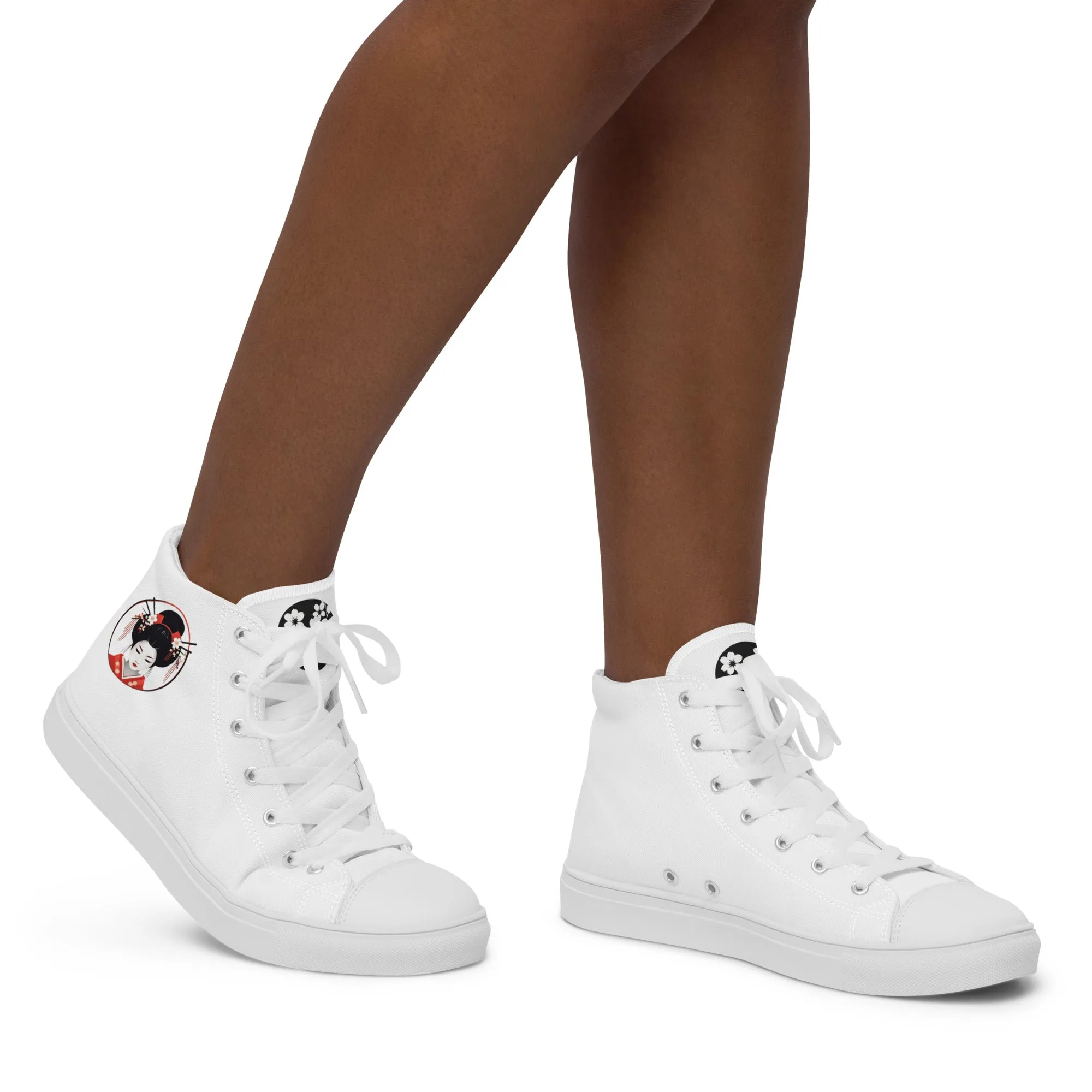 Yūga (Graceful or Elegant) Women’s High Top Canvas Shoes