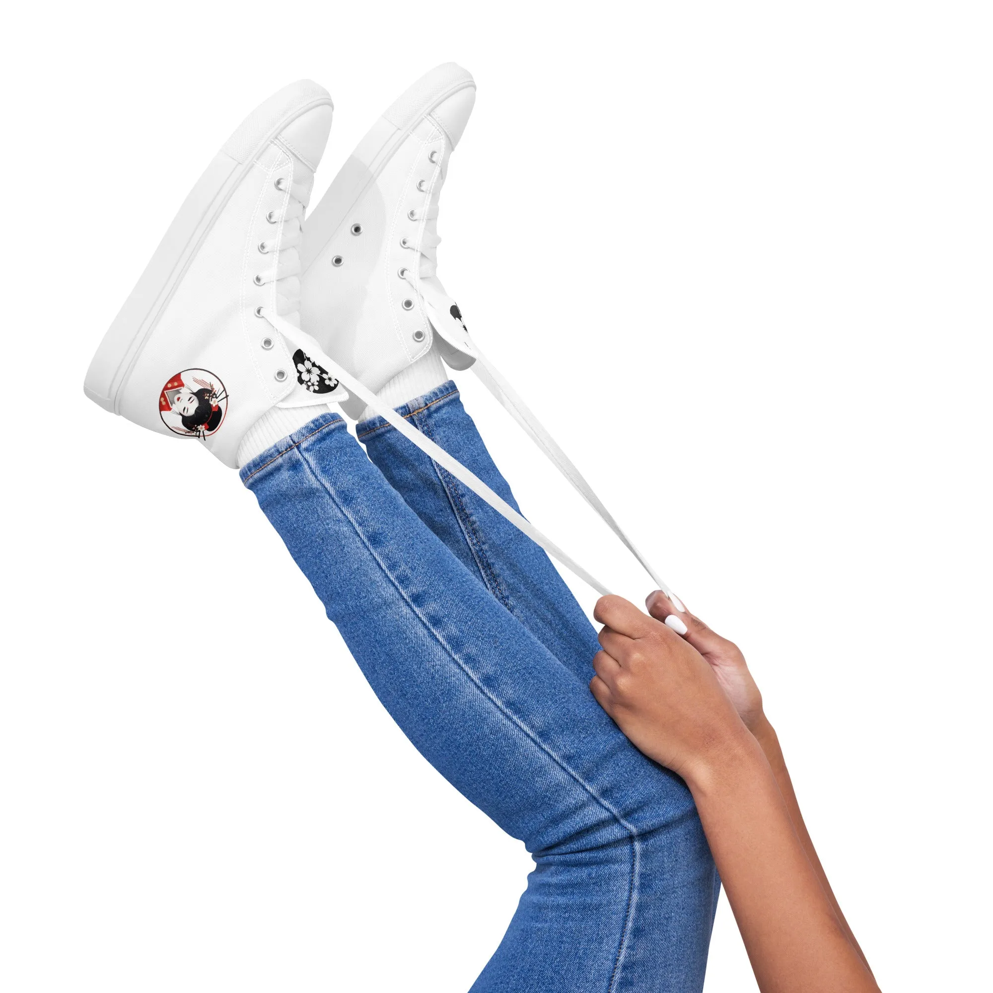 Yūga (Graceful or Elegant) Women’s High Top Canvas Shoes