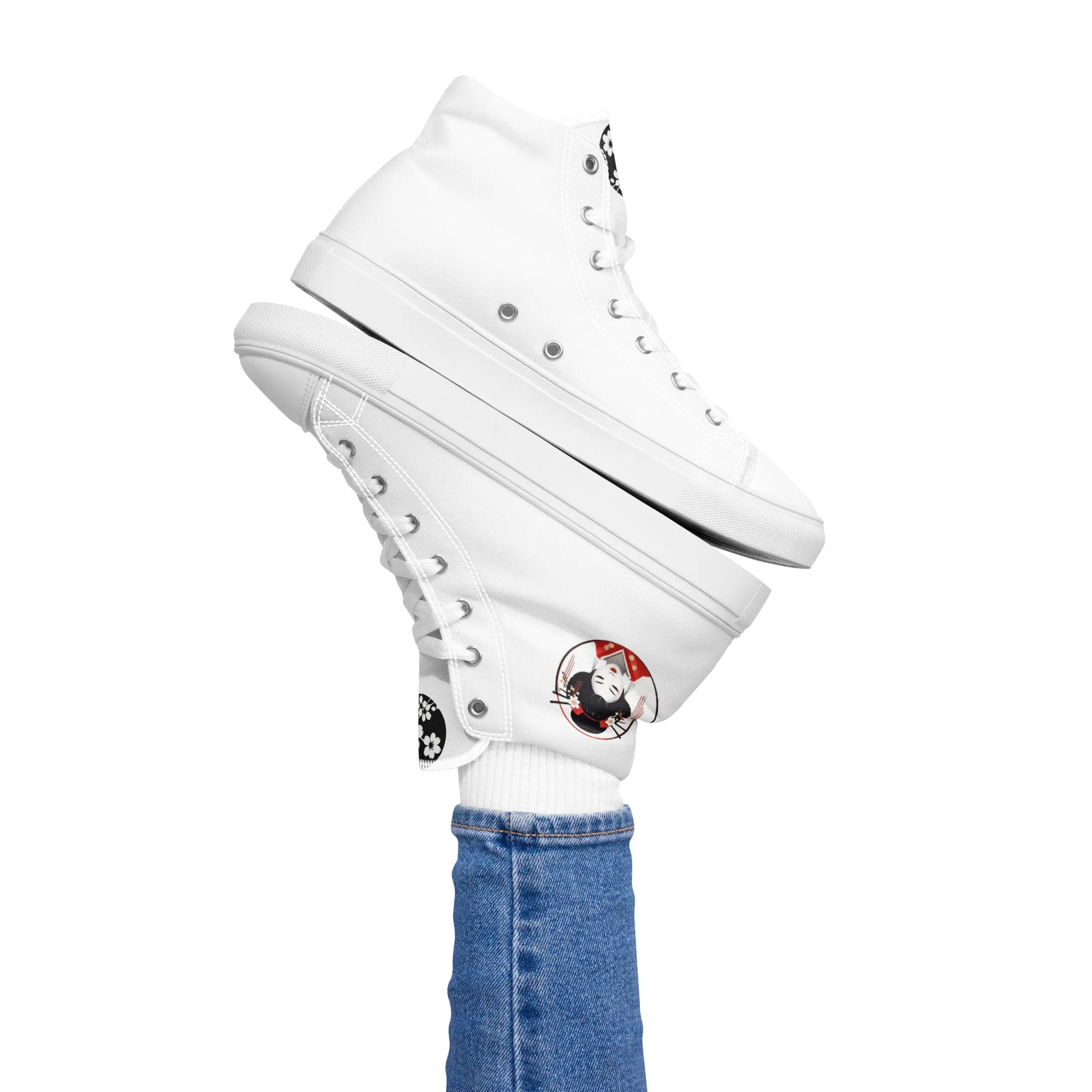 Yūga (Graceful or Elegant) Women’s High Top Canvas Shoes