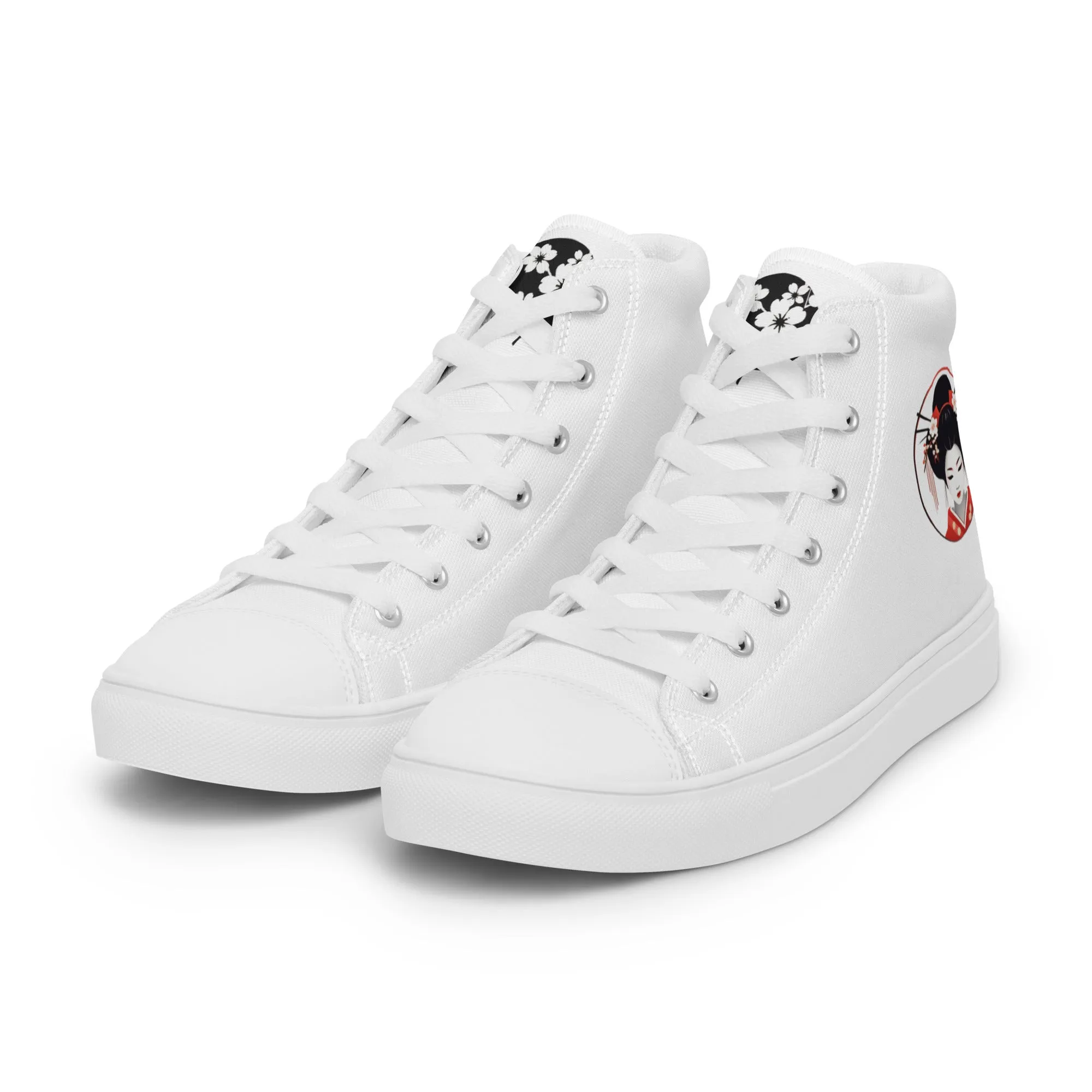 Yūga (Graceful or Elegant) Women’s High Top Canvas Shoes