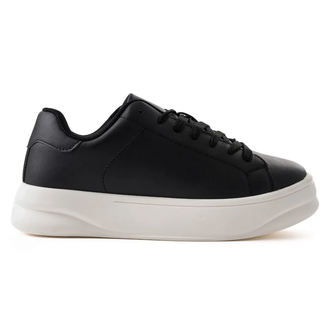 ZARA MONOCHROME CHUNKY SOLE SNEAKERS 2255-120-BLKWHT